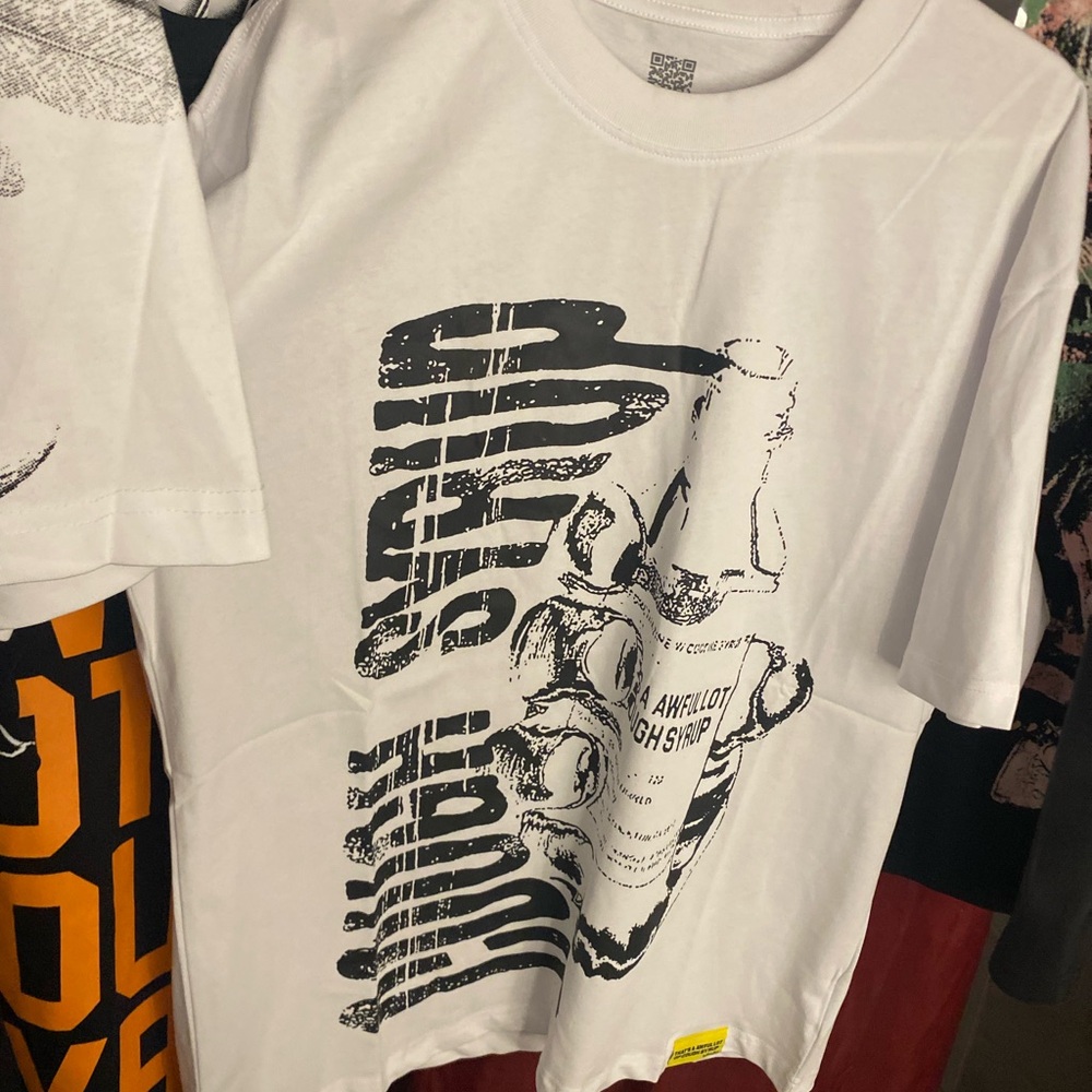 White Graphic Kids T-Shirt